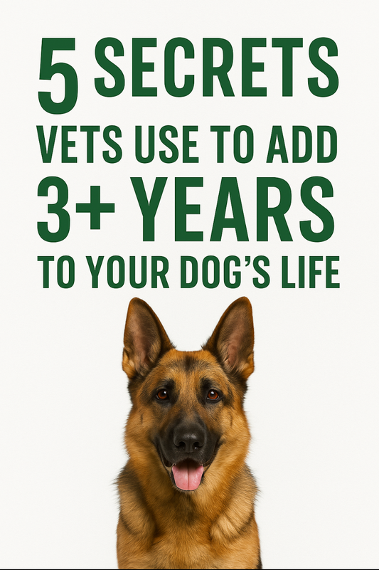 5 Secrets Vets use to add 3+ Years to your Dog's Life eBook